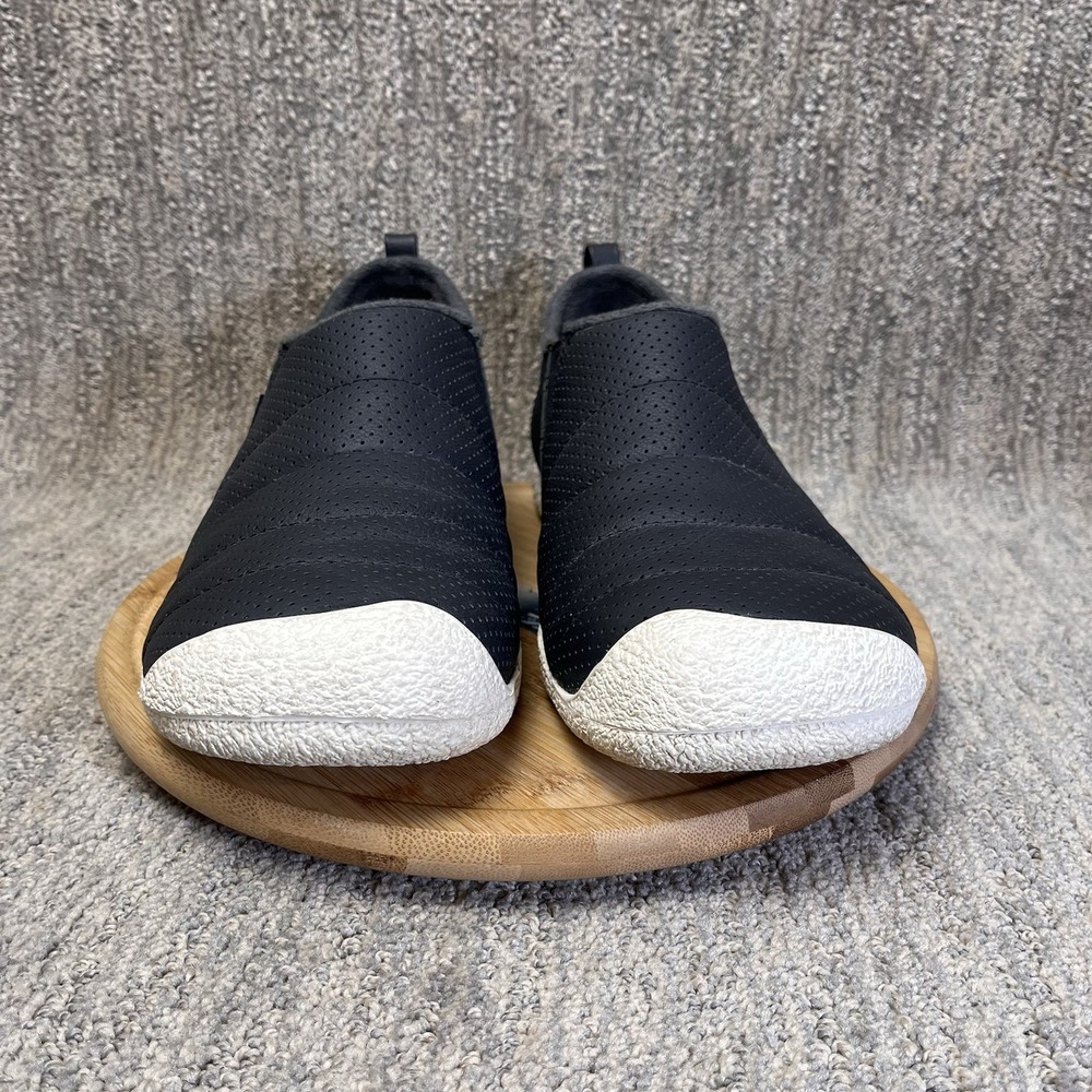 Keen Howser II Black Leather Perf Slip On Shoes Men Size 12 Loafers Hike Harvest - Picture 2 of 10
